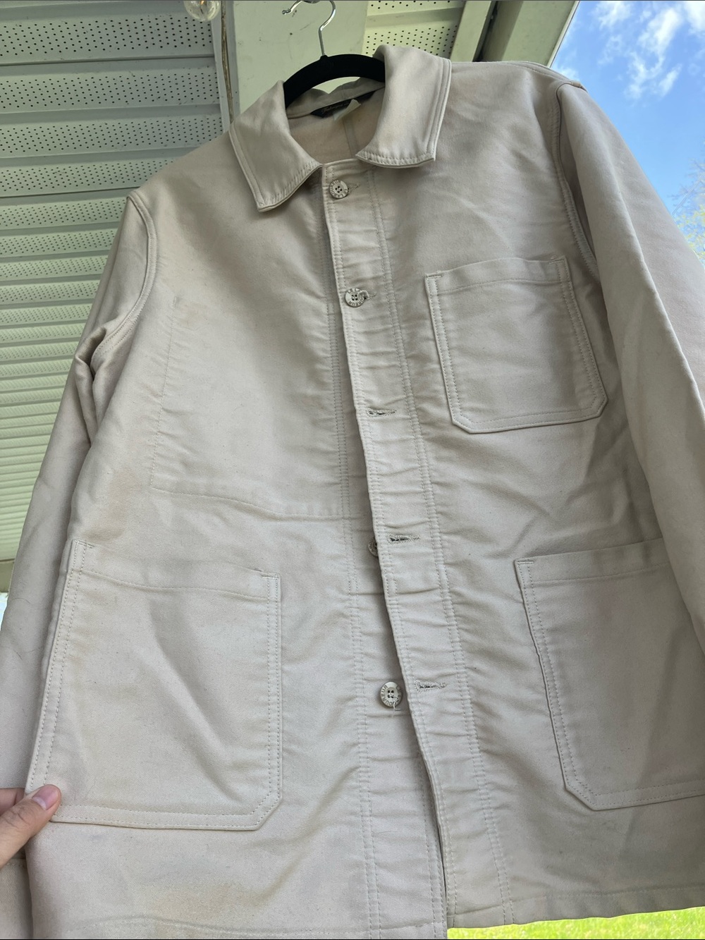 Le Laboureur Beige Chore Jacket